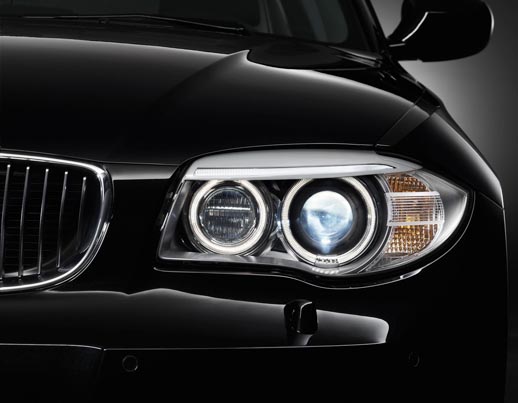 BMW 1 series Forlygter opgradering
