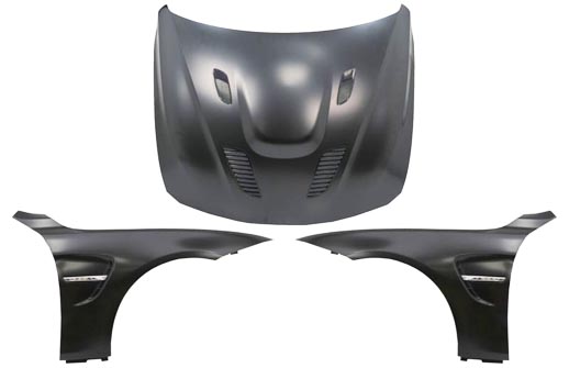 BMW 4 series hood fender opgradering