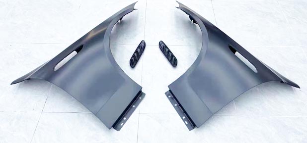 BMW 6 series hood fender opgradering