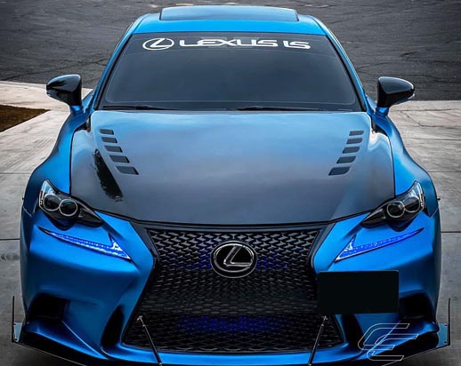 Lexus hood fender opgradering