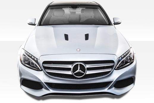 Mercedes-Benz C-class hood fender opgradering